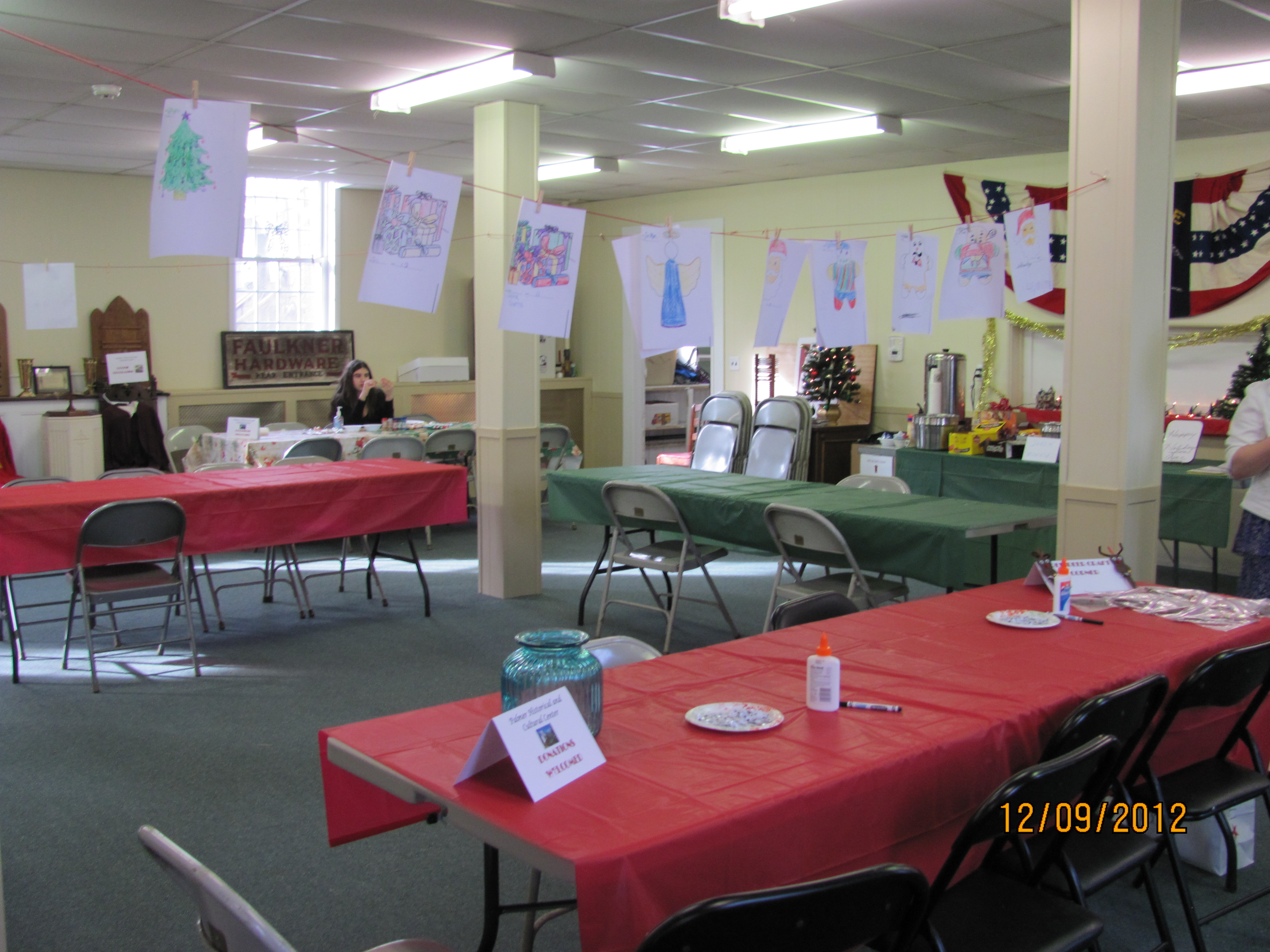 The Villages Room set up for an event.